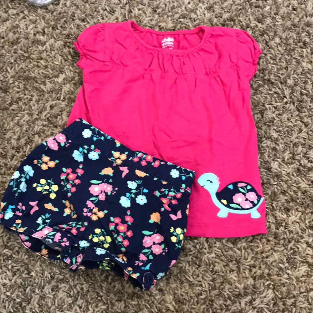 Pants and shorts set